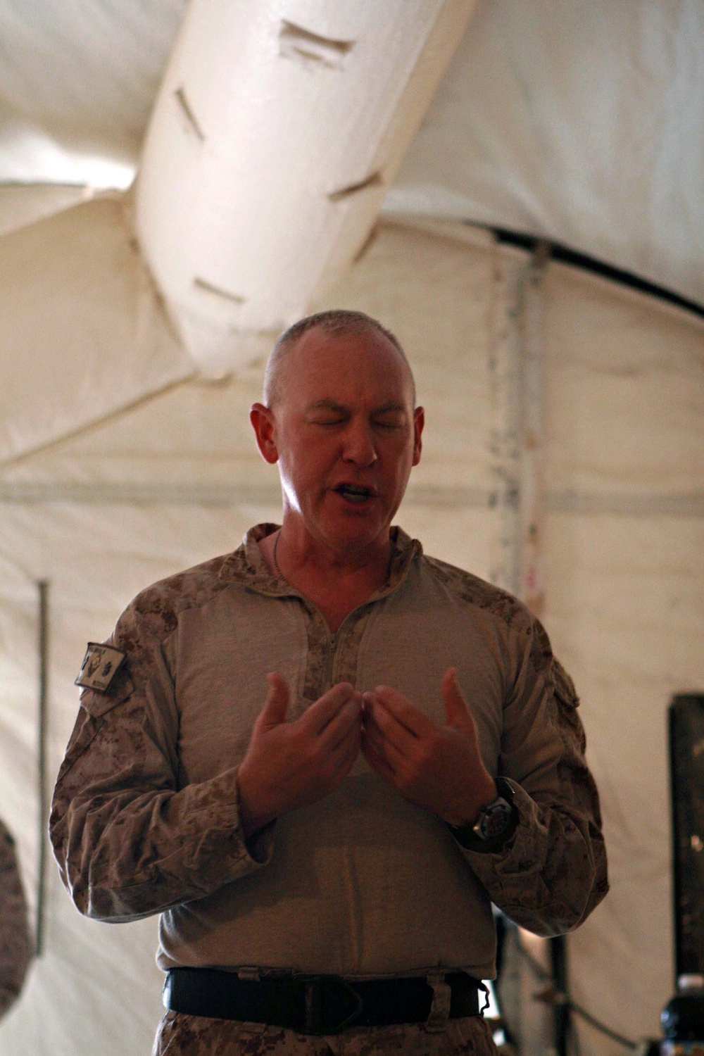 Spiritual services at Forward Operating Base Edinburgh