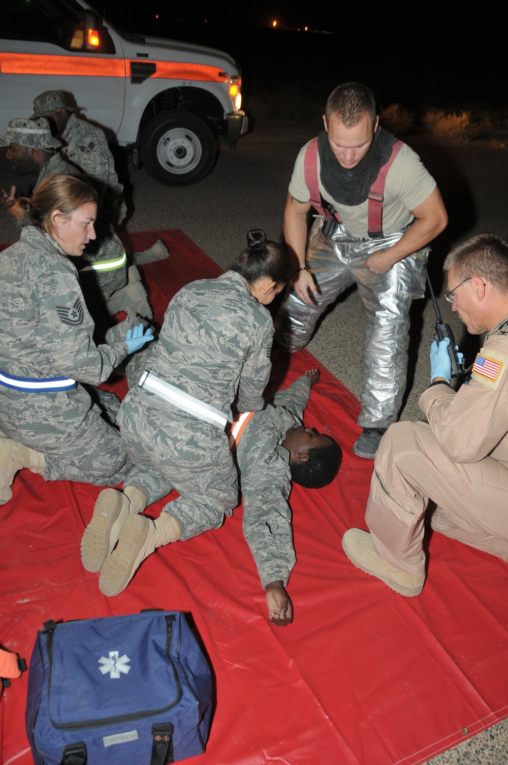 Deployed airmen train to save lives