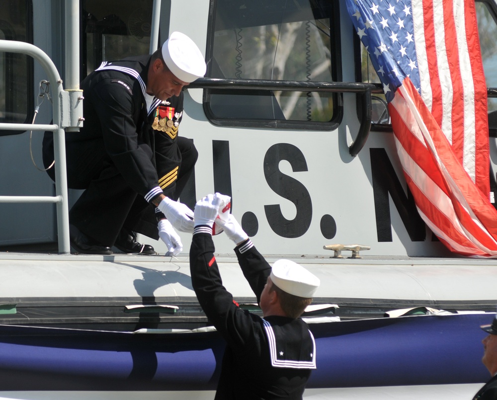 Decommissioning ceremony