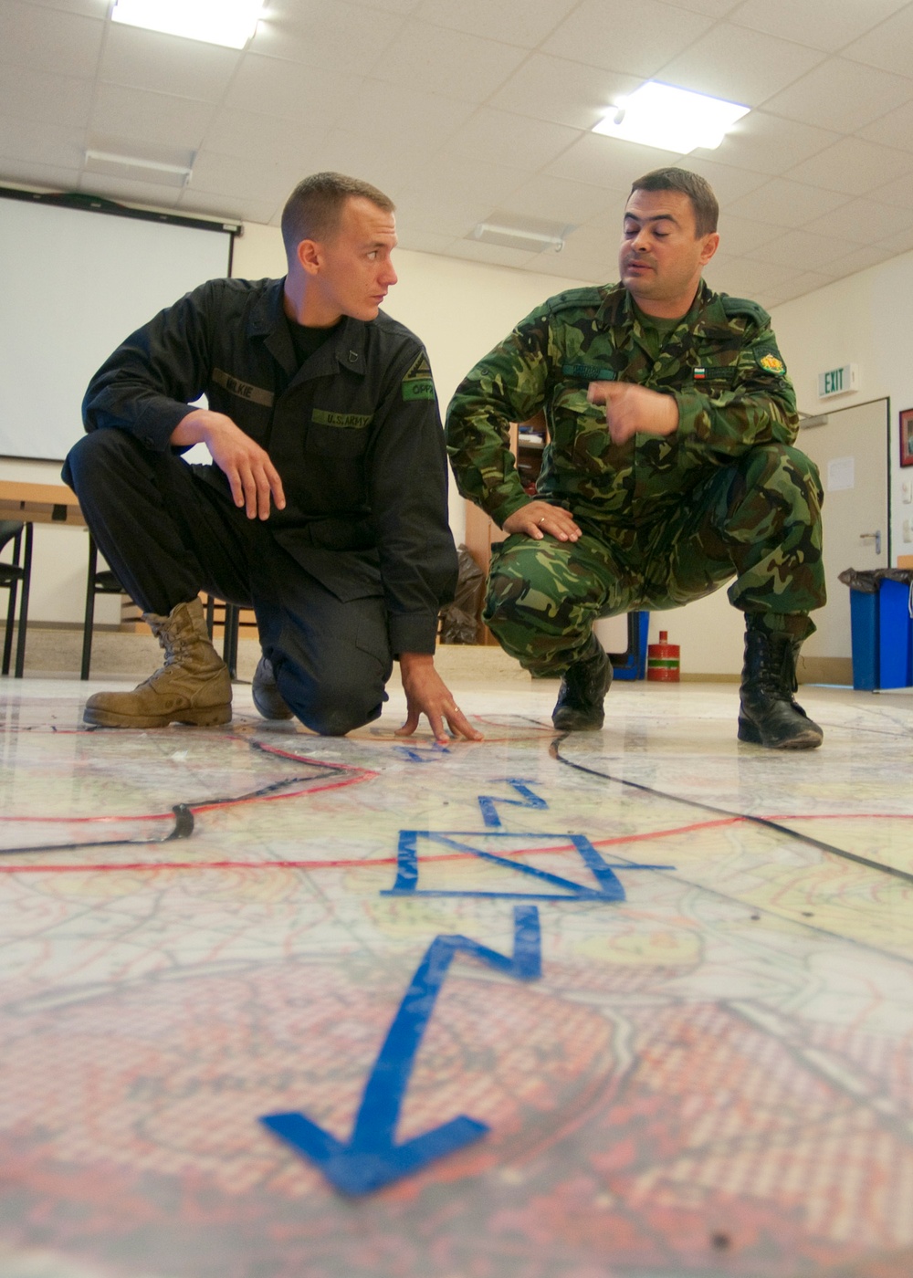 OPFOR and Bulgarian SOF reviewing plan 2