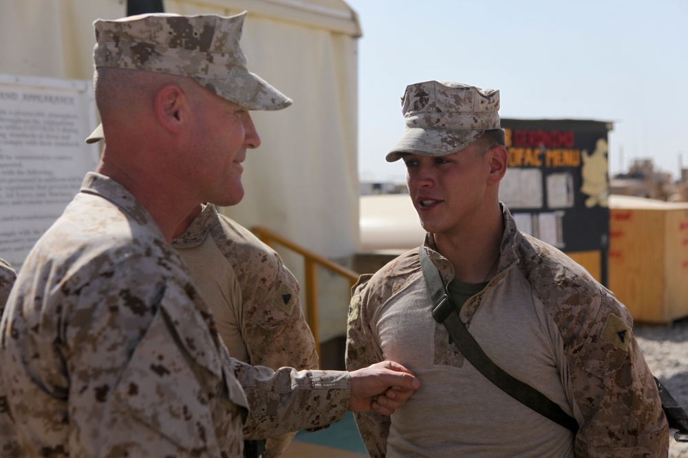 Marine leaders tour Afghanistan