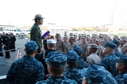 Fleet Week service members thanked for habitat restorations