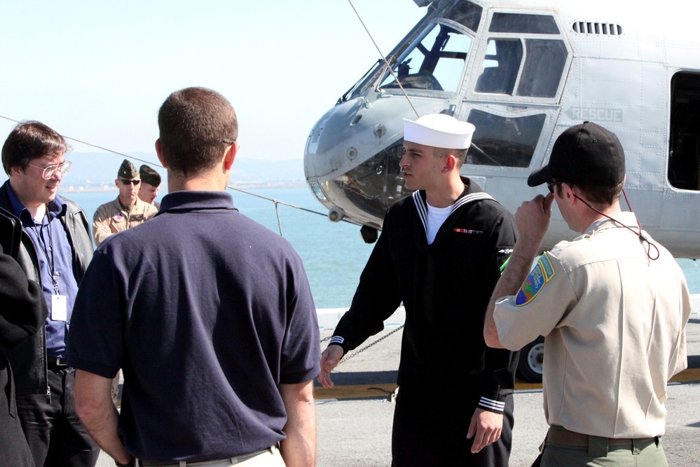 Law enforcement tour USS Bonhomme Richard