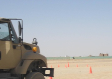 Afghan National Army soldiers improve driving proficiency
