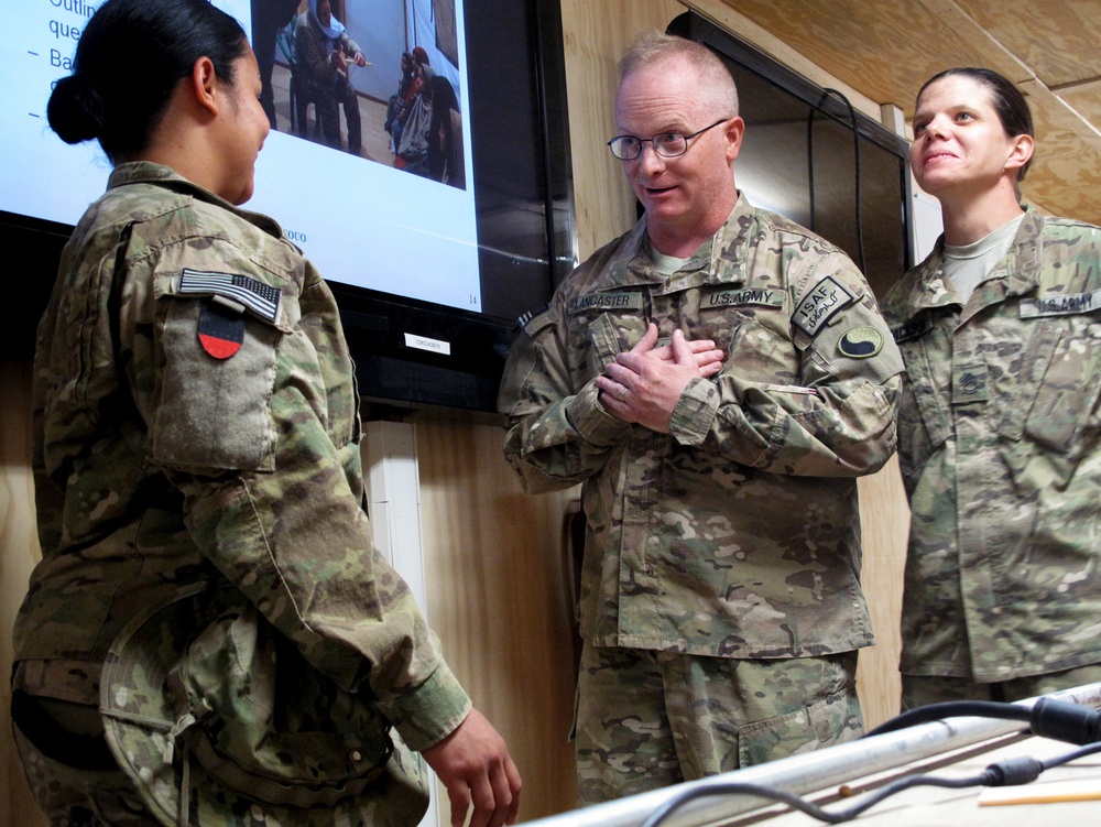 Combined Team Zabul trains Female Engagement Team