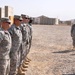 ‘Dragon’ Battalion bids farewell to advance party soldiers redeploying to Fort Riley