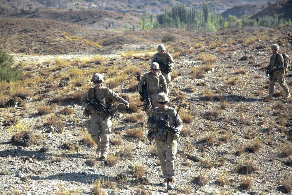 Gul Raddin Pass action in Afghanistan