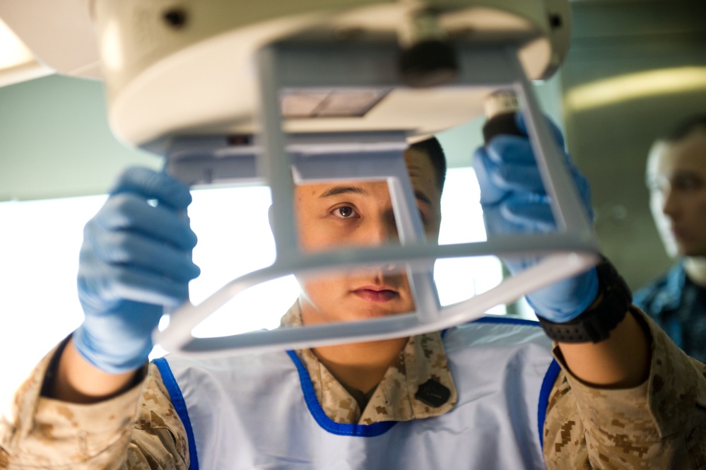 Unit participates in simulated casualty exercise