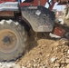 580th Signal soldier digs the ditch for signal operations