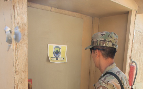 580th Signal OSP prepping and conducting a site Survey