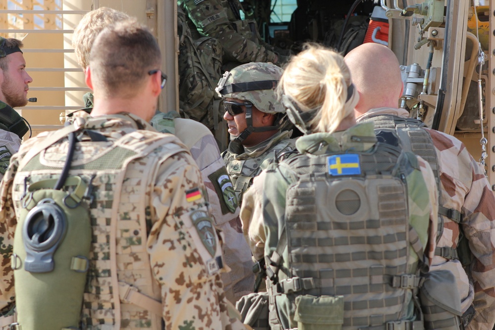 Swedish, German, Belgium and US forces conduct RCP