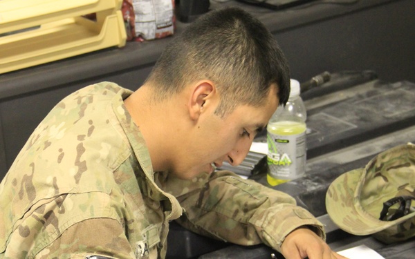 580th Signal OSP prepping and conducting a site Survey