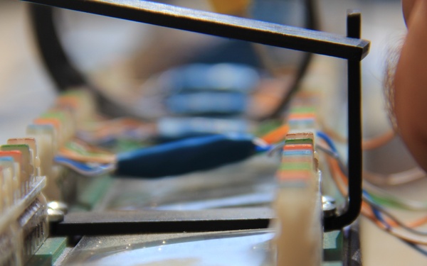 580th Signal OSP prepping and conducting a site Survey