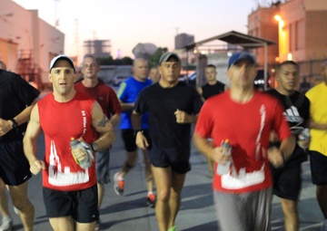 Maj. Jesse Sjoberg leads the way