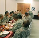 ‘Dagger’ Brigade command team sits down for lunch with outstanding ‘First Lightning’ Battalion Soldiers
