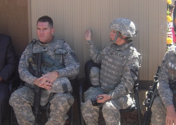 ‘Saber’ soldiers complete final PRT project in Wasit Province