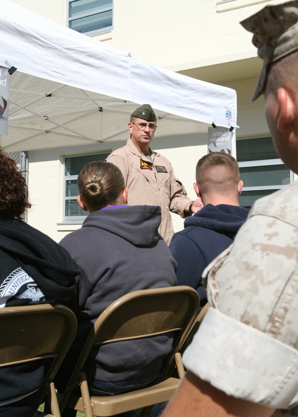 New River Marines attend resource fair
