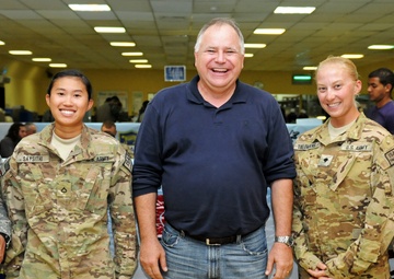Walz meets constituents at Kandahar Airfield