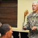 Huggins speaks at constituents dinner