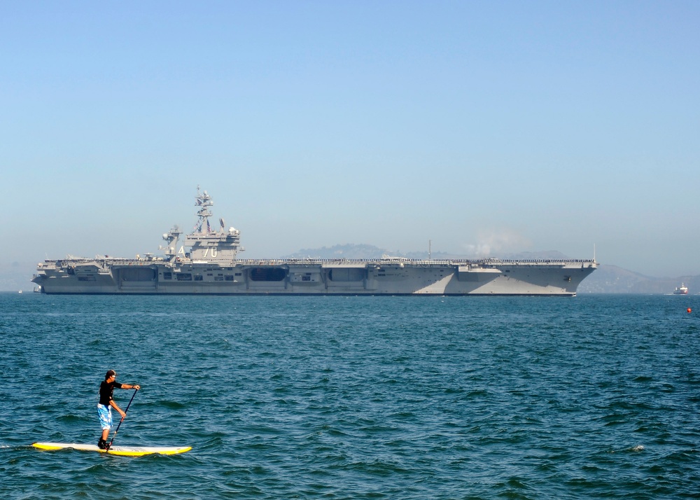 The San Francisco Fleet Week 2011 Parade of Ships