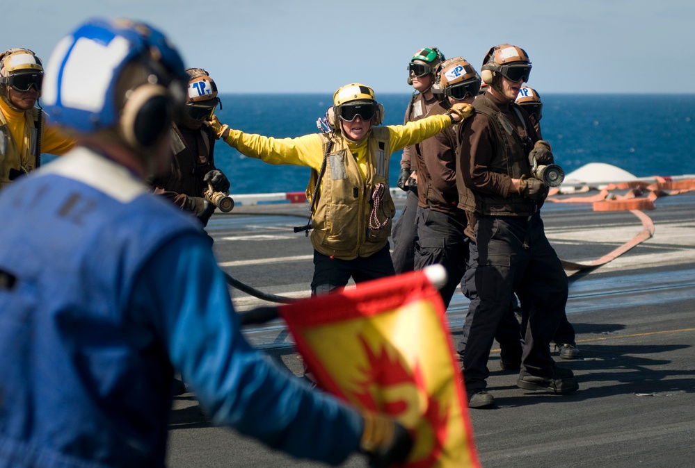 USS Carl Vinson action
