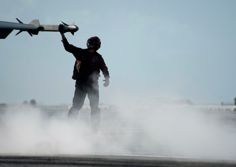 USS Carl Vinson action