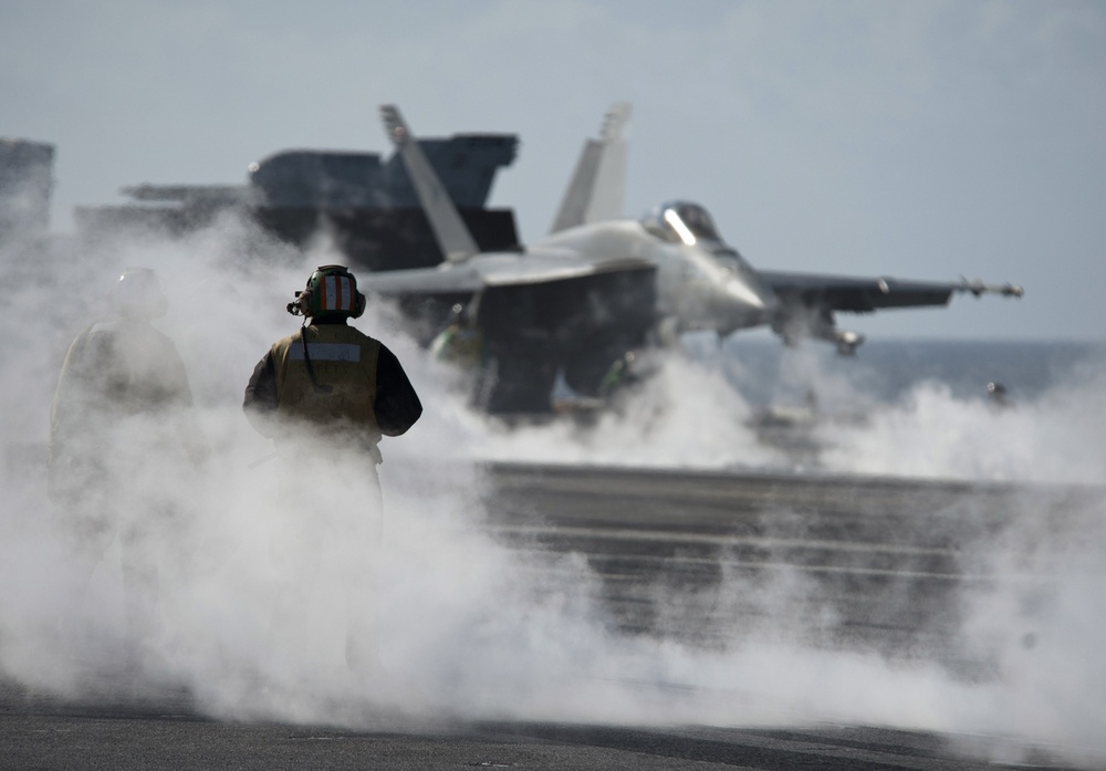 USS Carl Vinson action