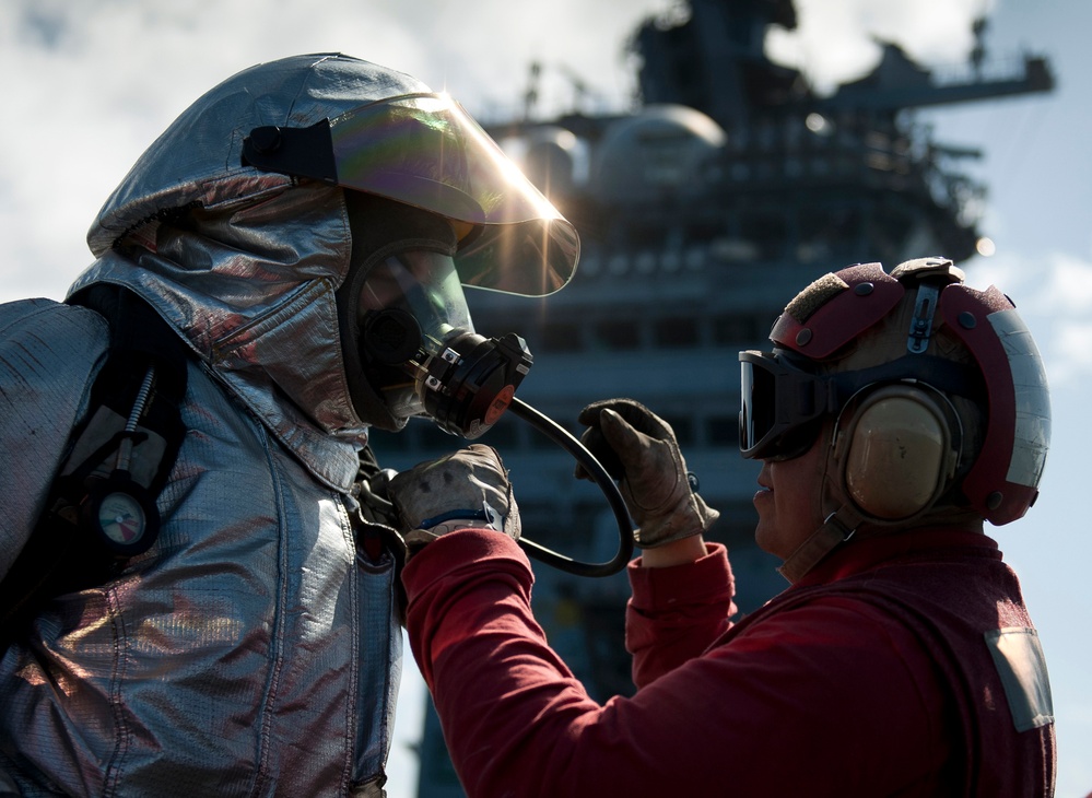 USS Carl Vinson action