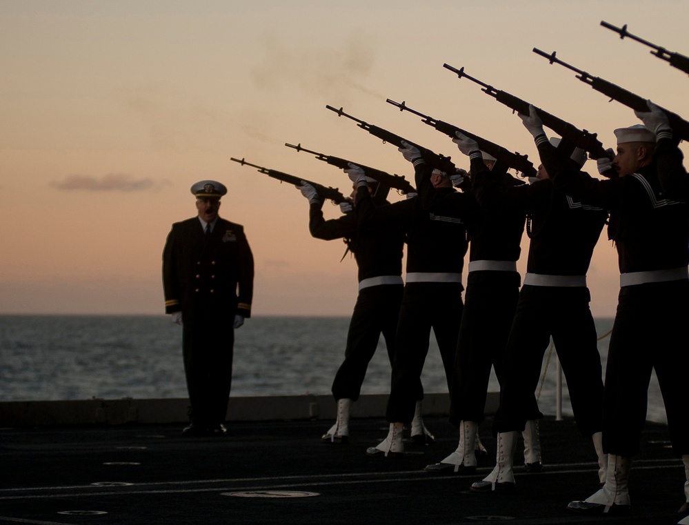 USS Carl Vinson action