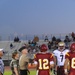Seabee conduct high school game coin toss