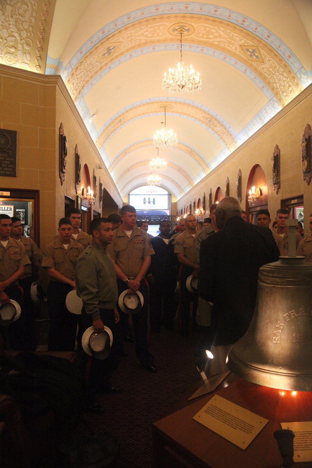 Marines tour historical San Francisco