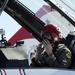 IndyCar driver J.R. Hildebrand flies with the Thunderbirds