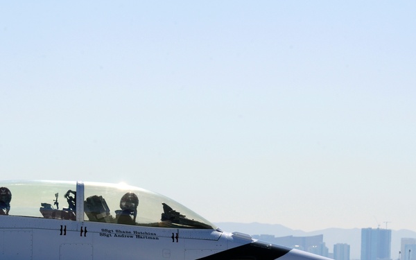 IndyCar driver J.R. Hildebrand flies with the Thunderbirds