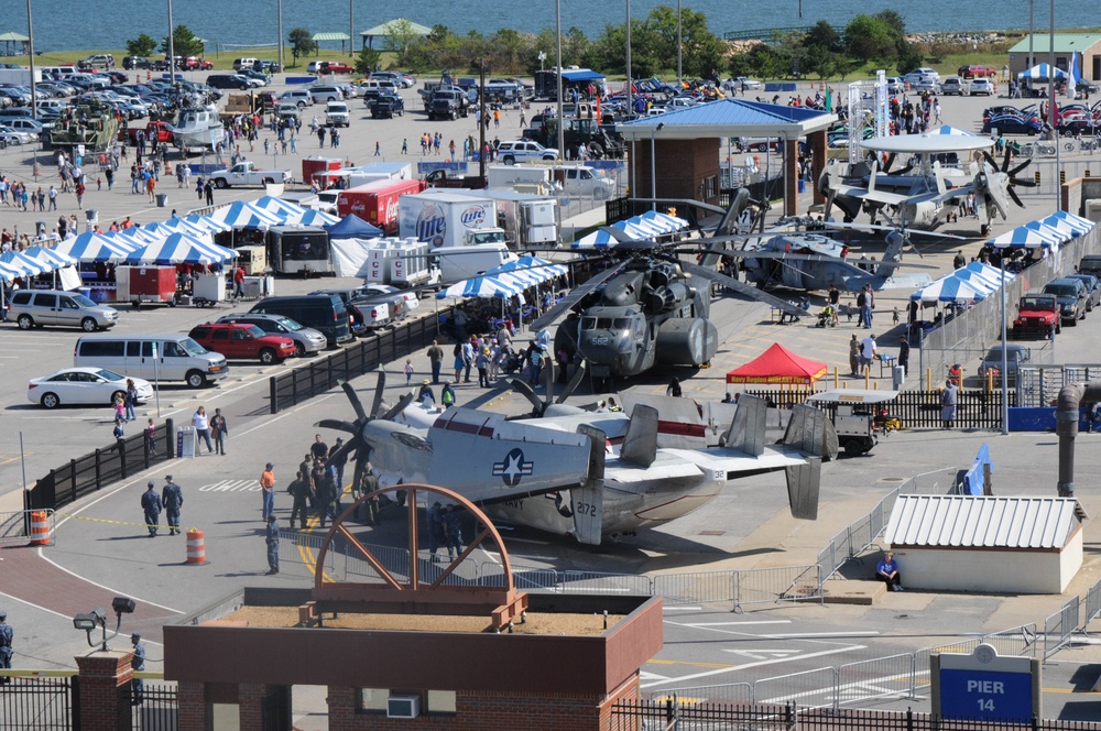 Fleet Fest visitors tour Naval Station Norfolk