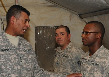 Third Army CG, CSM visit troops in Southwest Asia