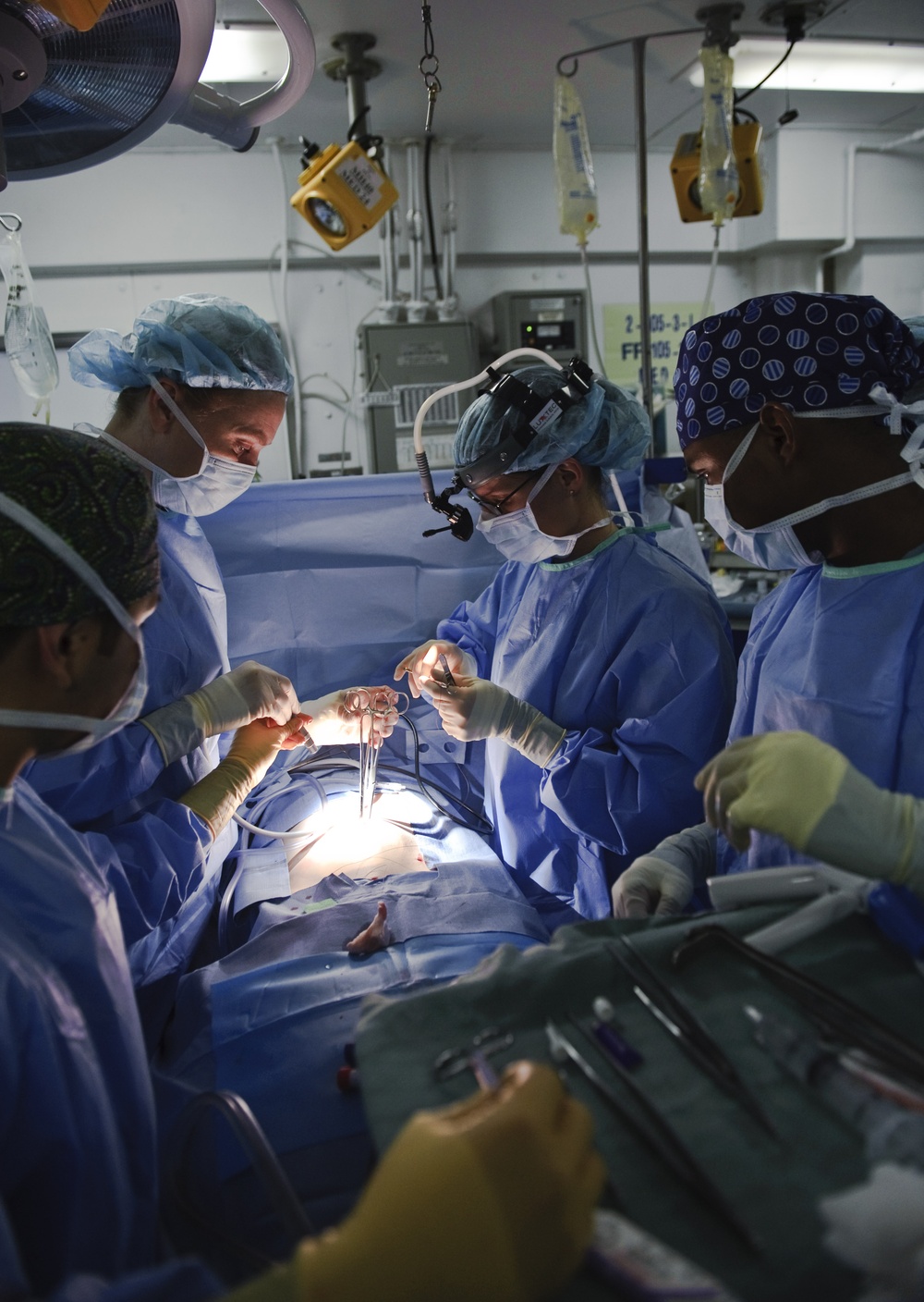 USS John C. Stennis surgery