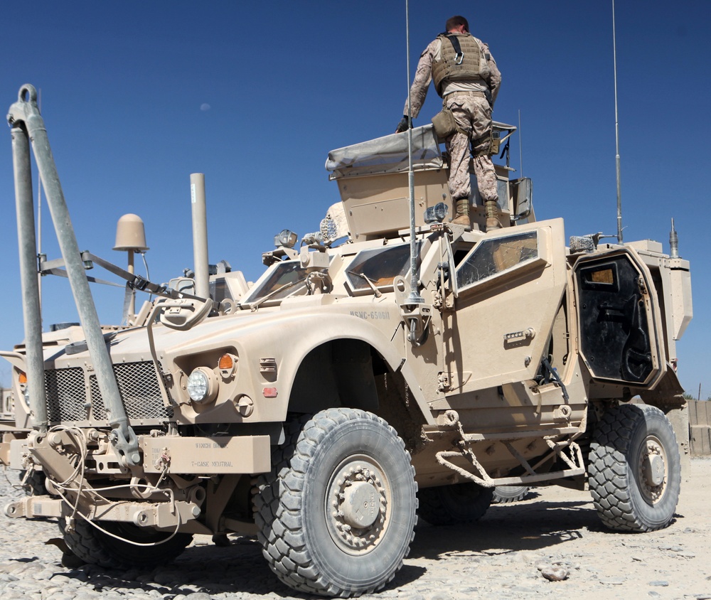 Failure not an option for motor transport Marines in Helmand