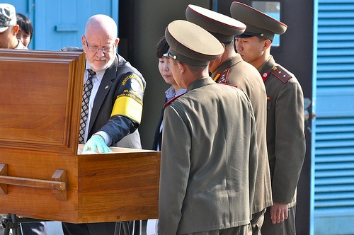 Fallen North Korean soldiers return home