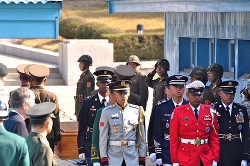 Fallen North Korean soldiers return home