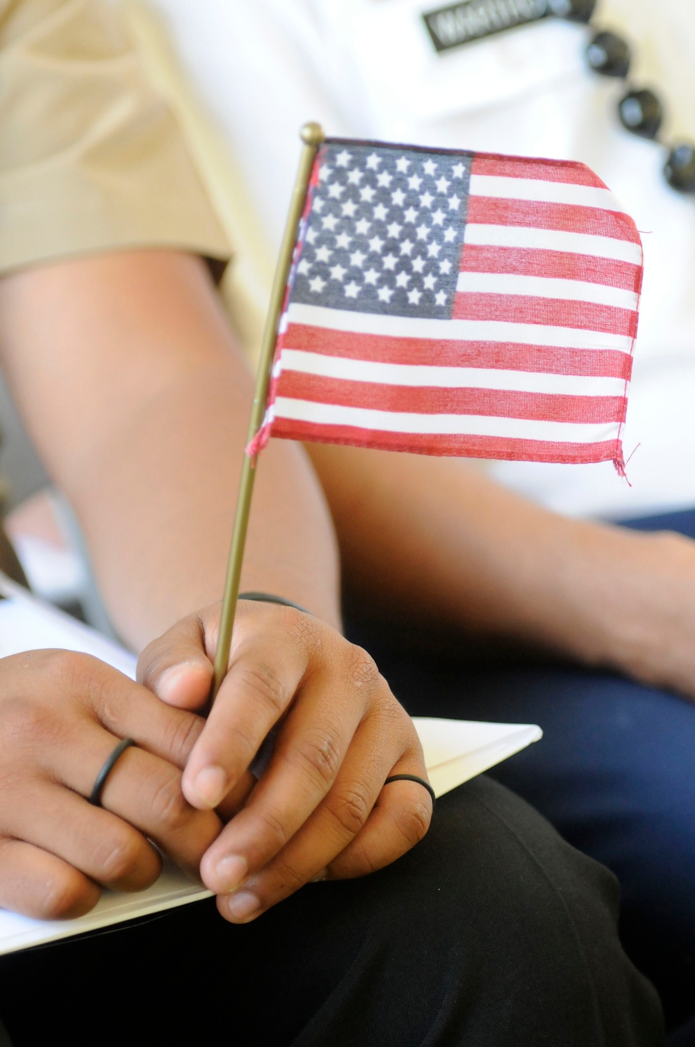 US naturalization ceremony