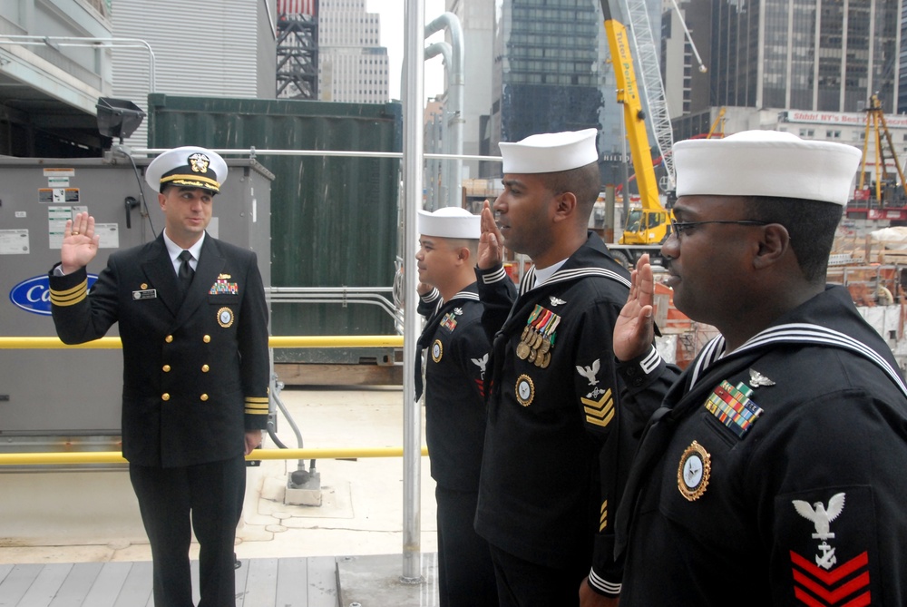 Ceremony at Ground Zero