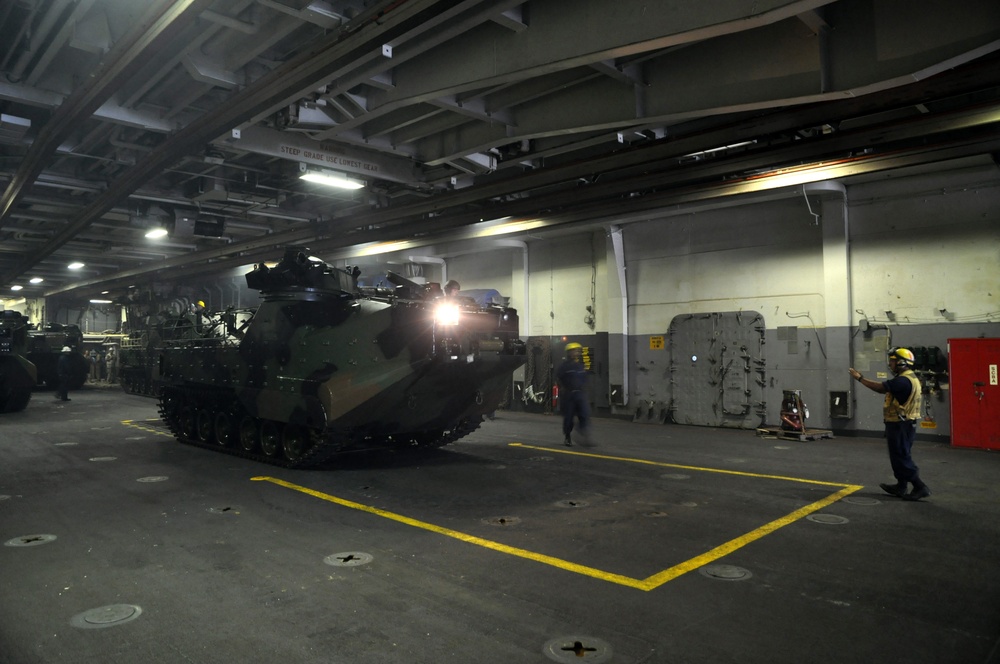 USS Ponce begins its victory lap