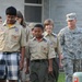Boy Scouts get taste of Army life