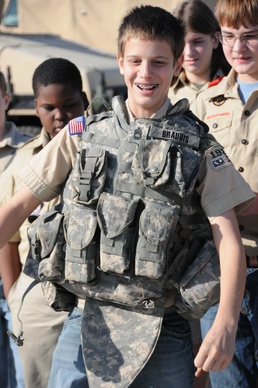 Boy Scouts get taste of Army life