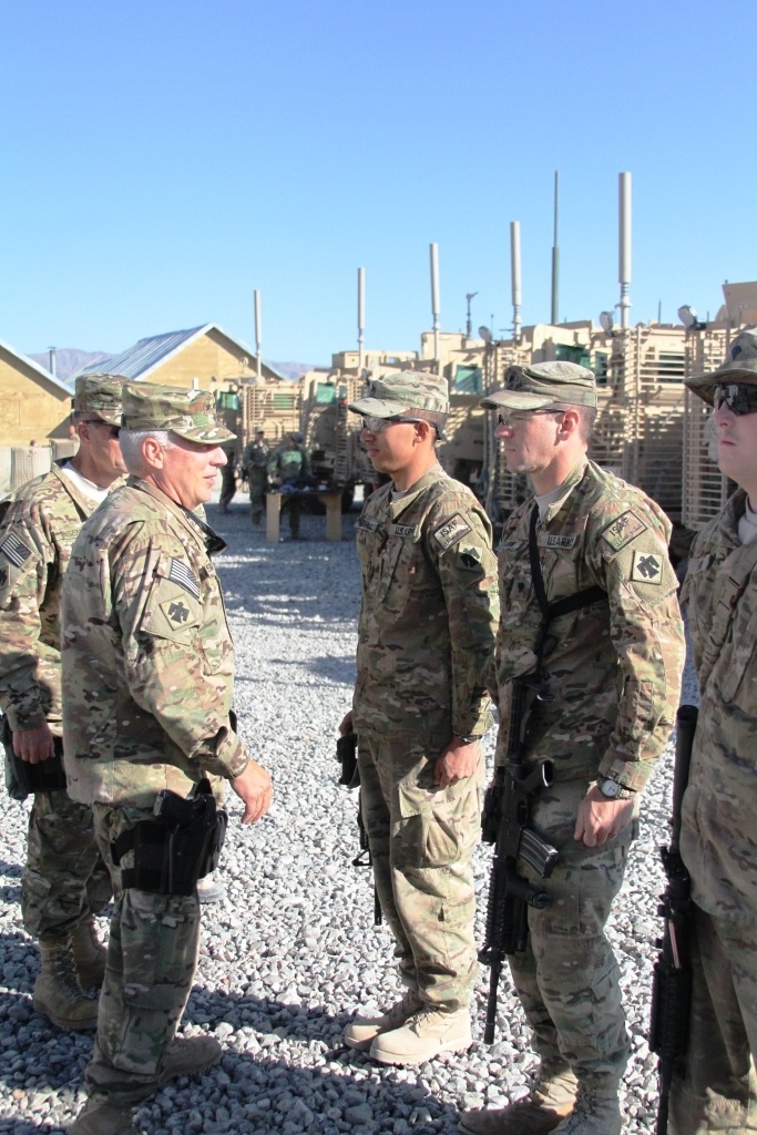 Oklahoma adjutant general visits National Guard troops in Afghanistan