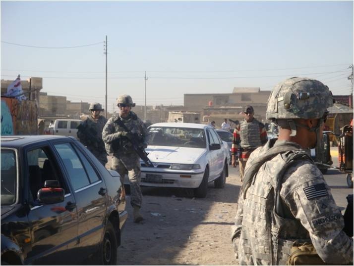 ‘Charger’ troops and IA conduct Neighborhood Watch