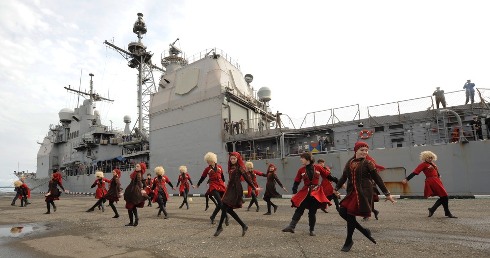 USS Philippine Sea visits Georgia