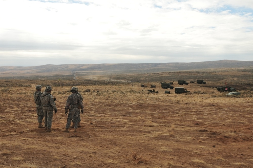 U.S.-Canadian artillery partner at YTC