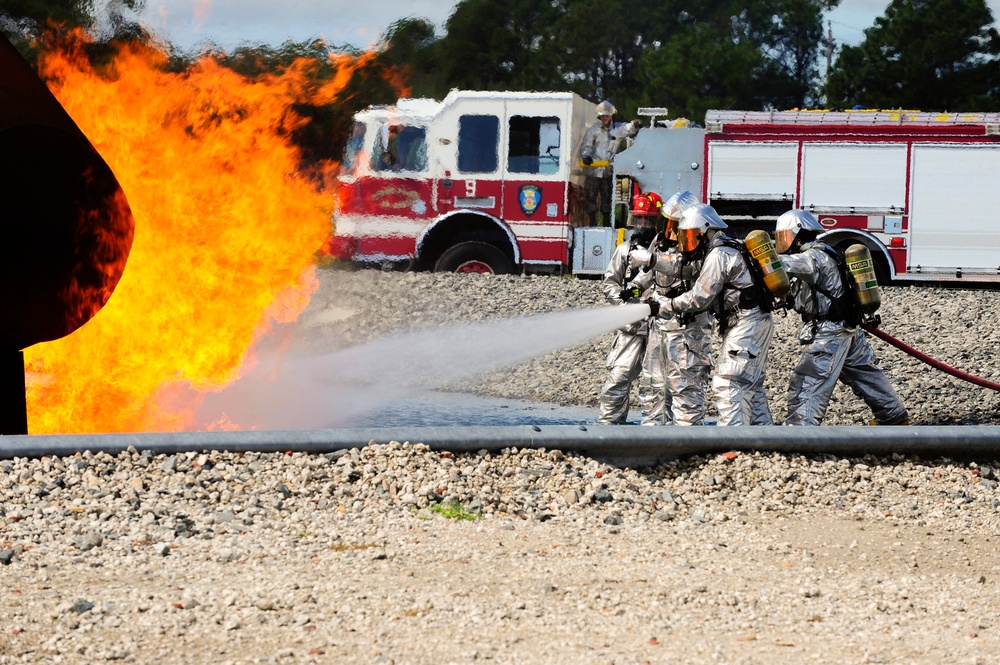 Crash fire training