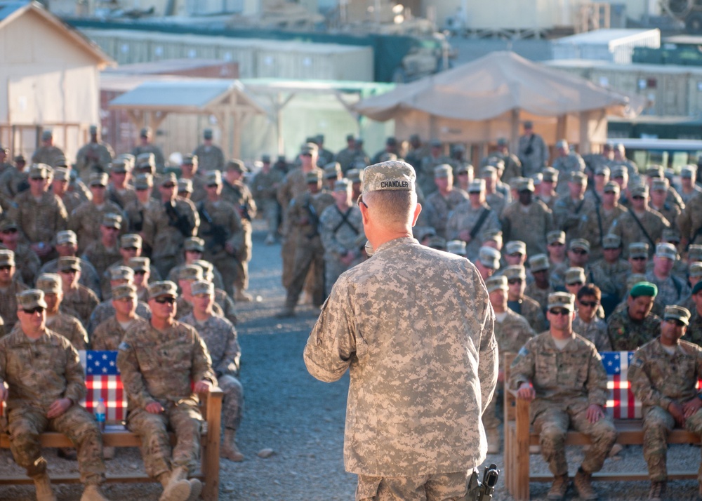 Sergeant Major of the Army Visits TF Blackhawk